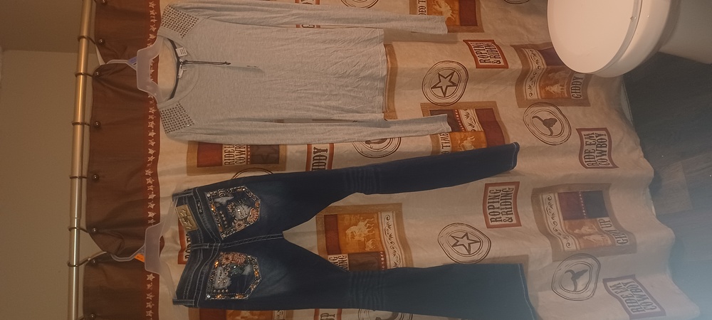 Jeans no longer fit and the miss me shirt I bought on postmark doesn't fit.